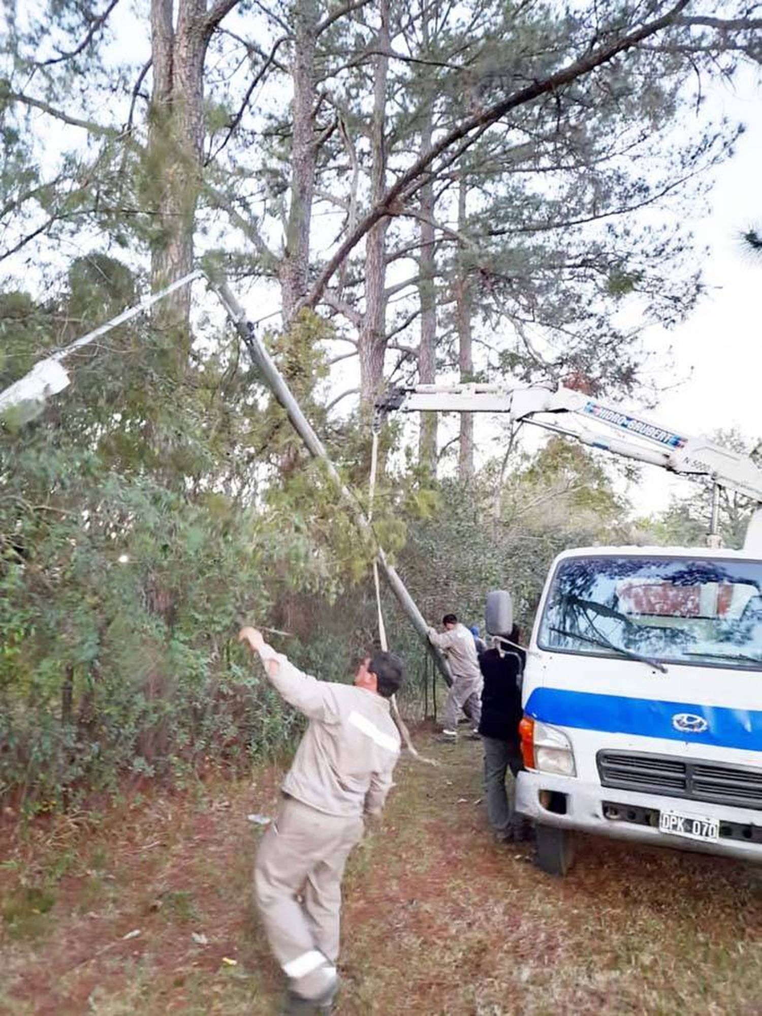 Más cuadras de alumbrado público