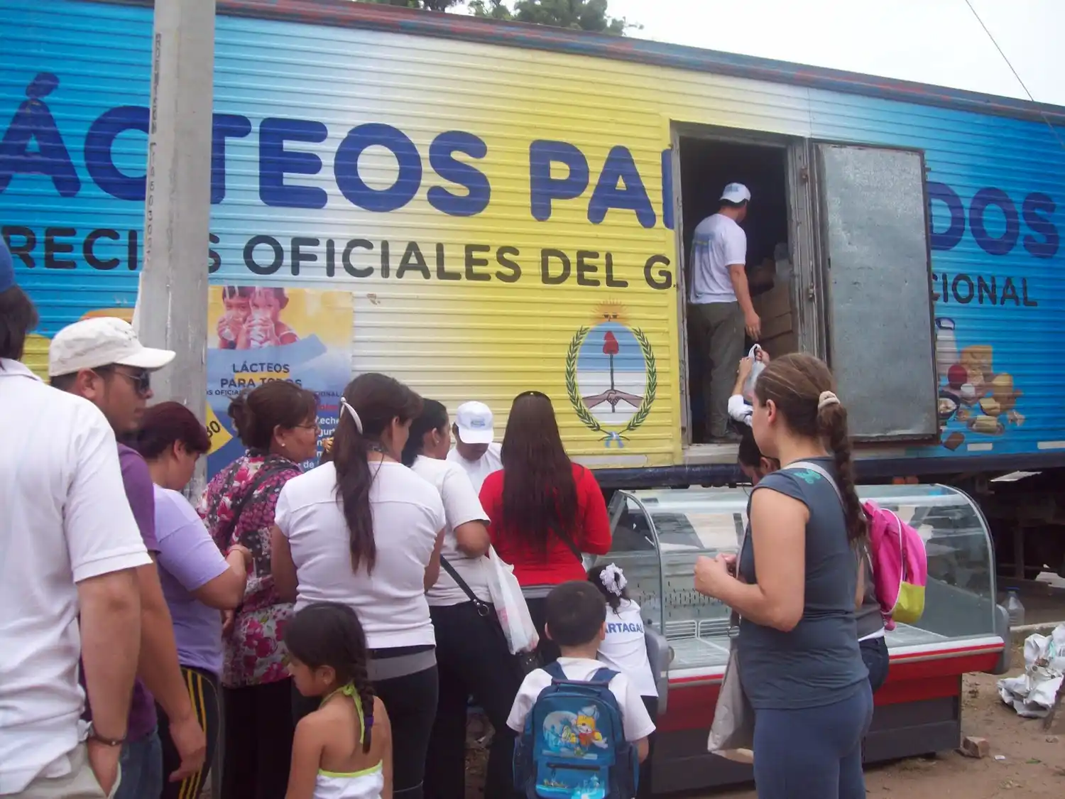 Lácteos para Todos llega a Rivadavia