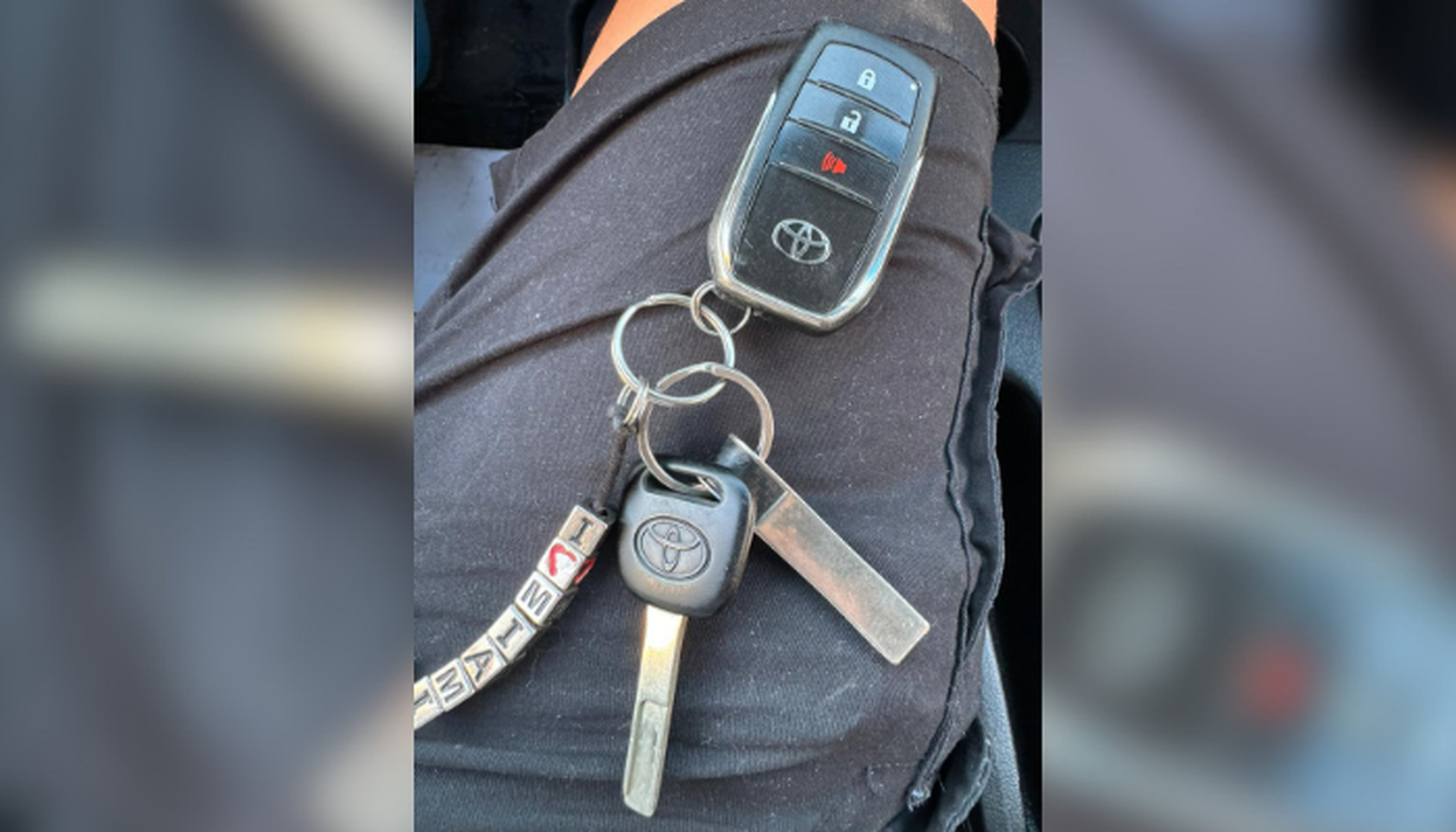 Encontraron llaves de un Toyota