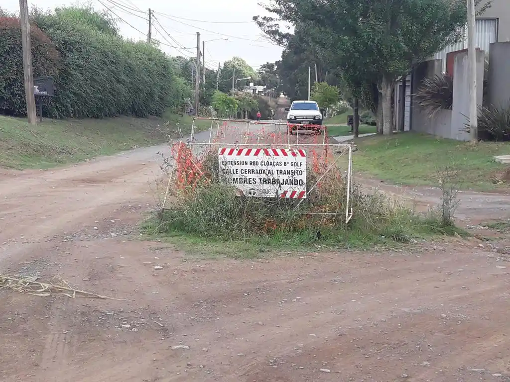 En Los Aromos y Los Corales no se terminaron las obras de cloacas