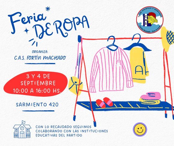 Feria de ropa del CAS Fortín Machado