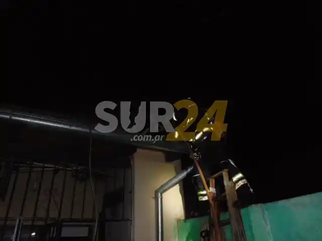 Venado Tuerto: incendio en el cielorraso de una vivienda