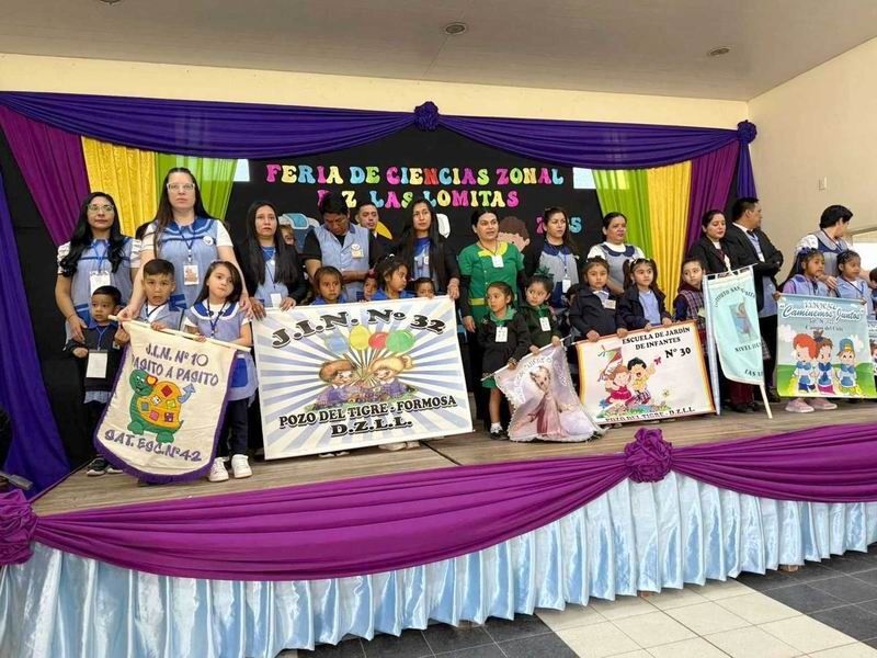 Más de 80 trabajos en la instancia 
zonal de feria de ciencias en Las Lomitas
