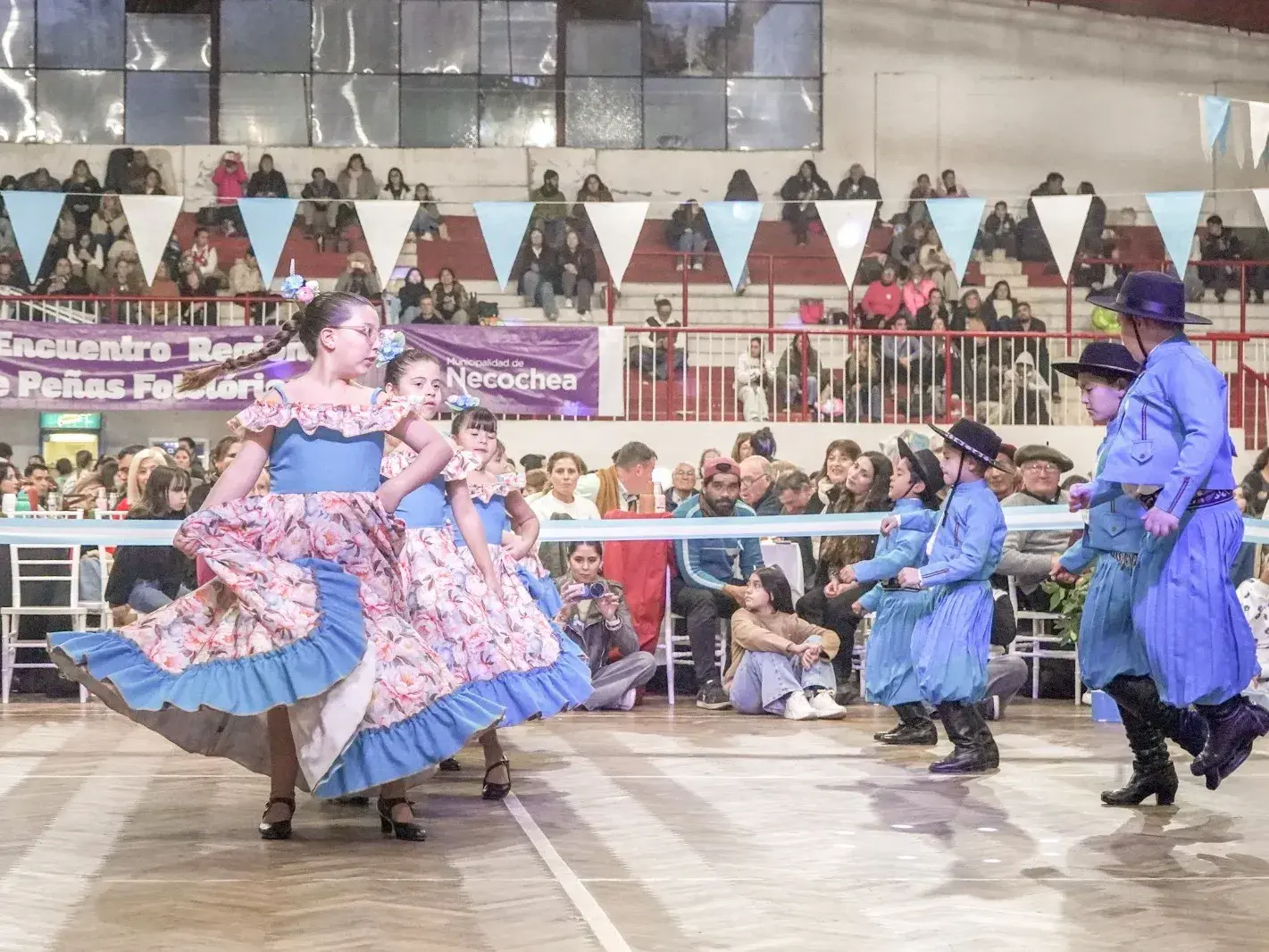 Tradición. En el festejo del día de la Independencia en Huracán