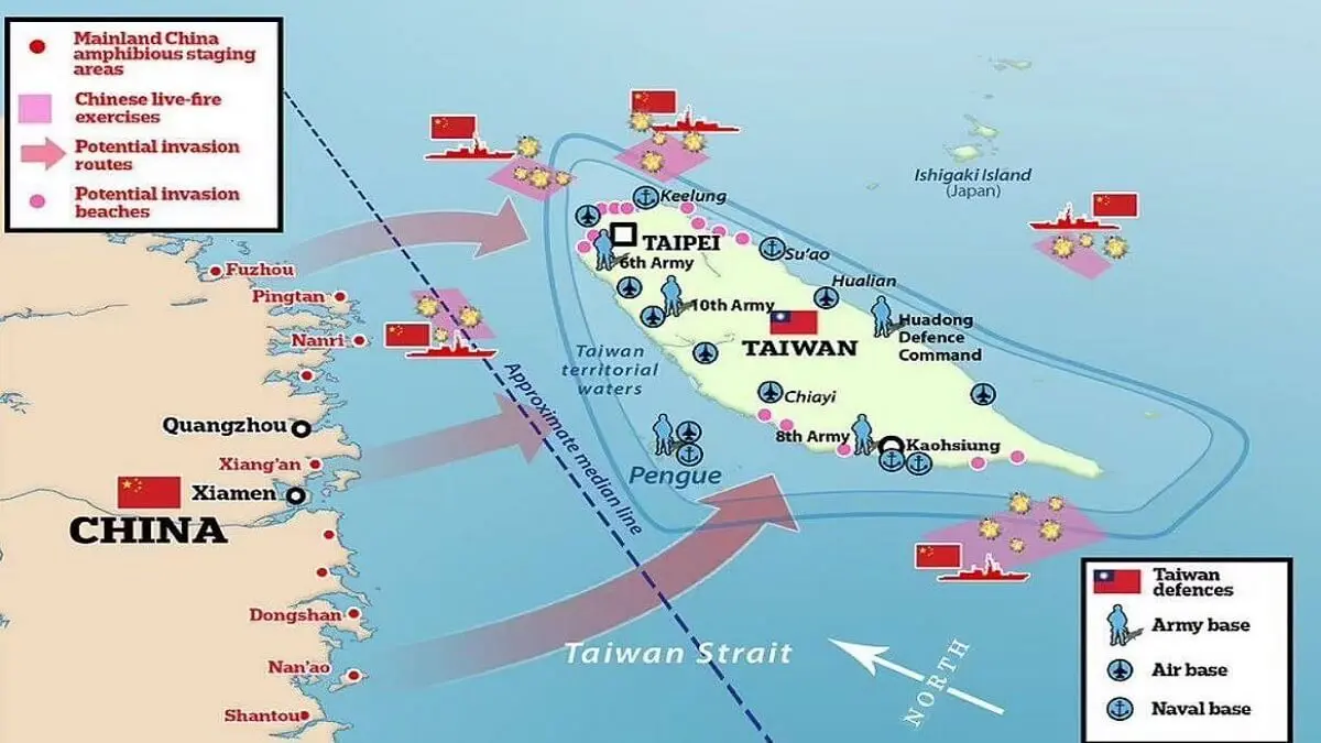 EN CLAVES: todo sobre las maniobras militares chinas cerca de Taiwán