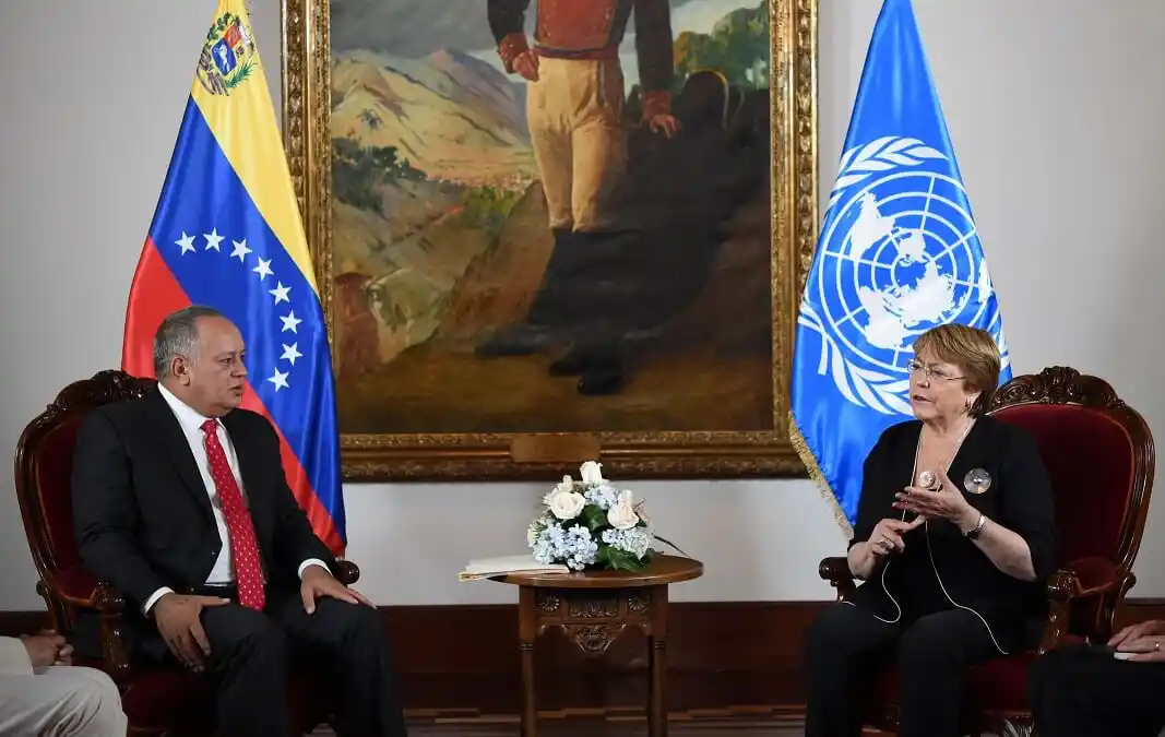 DIOSDADO CABELLO acusa a Bachelet de tener «una fijación» con Venezuela