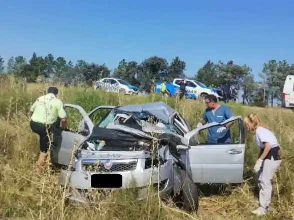 Tres siniestros viales sobre la Ruta 14 a la altura de Gualeguaychú en menos de dos horas