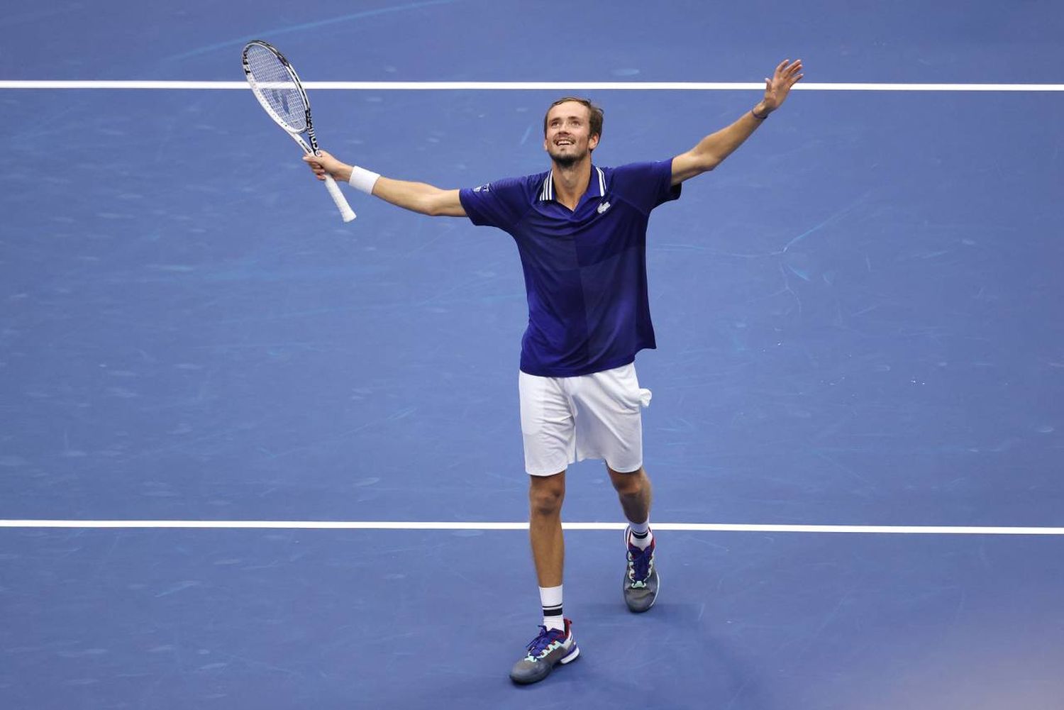 Medvedev dio el golpe en Nueva York y le ganó la final del US Open a Djokovic