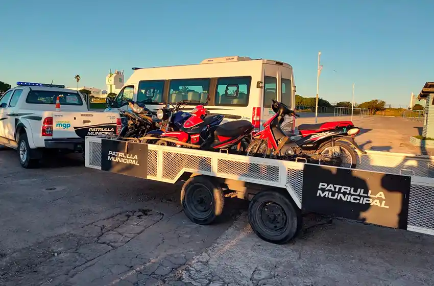 Secuestran 5 motos en Mogotes: corrían picadas y realizaban "stunt"