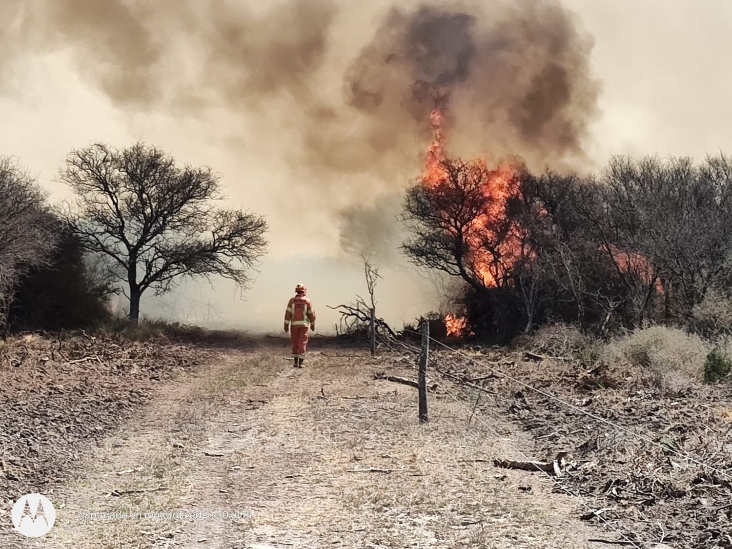 Incendios en Miramar de Ansenuza