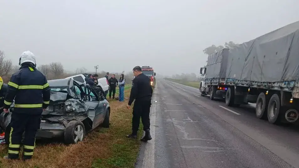 Siniestro vial en ruta 34.