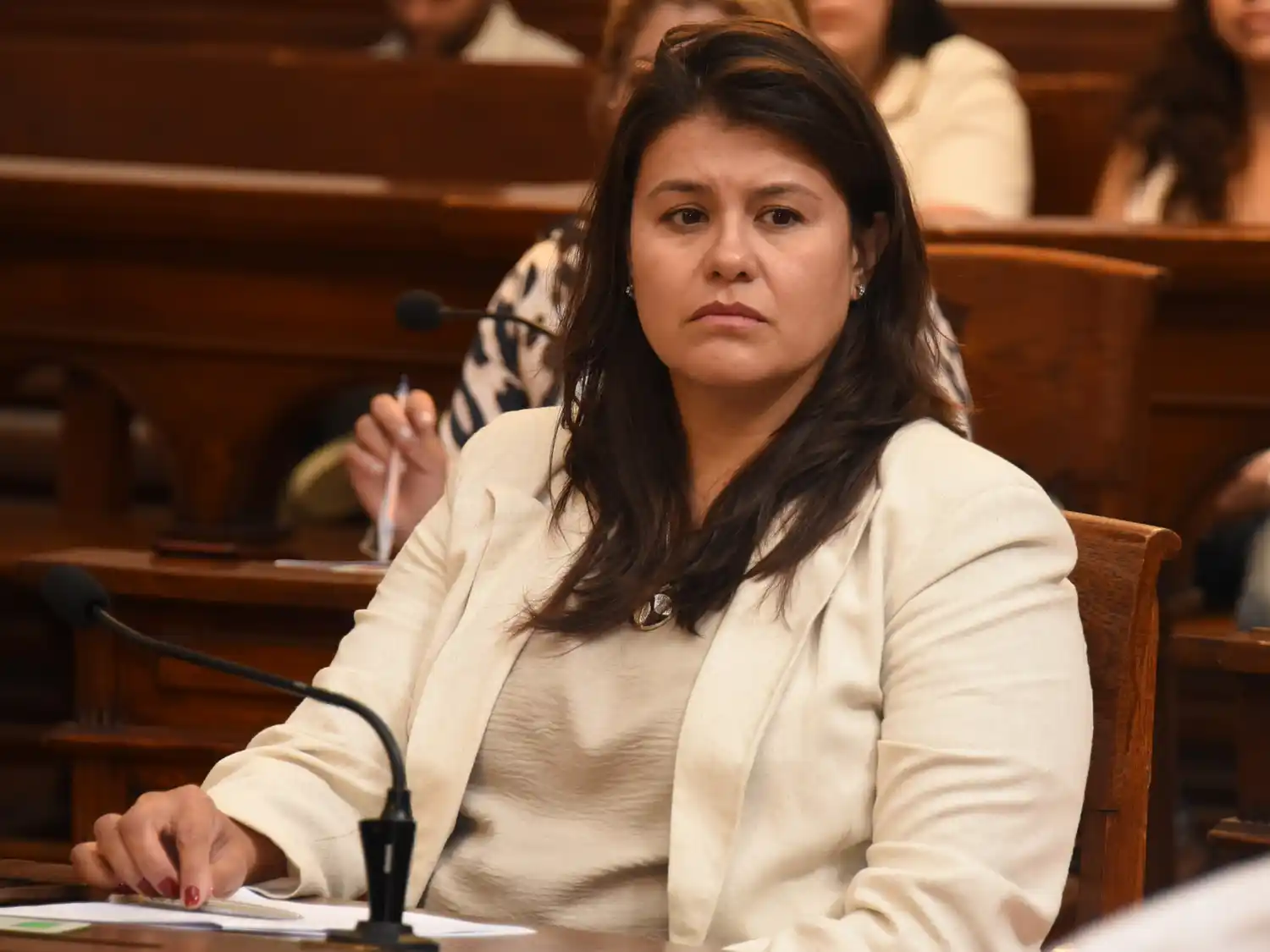 La concejal Nadia Cisneros.