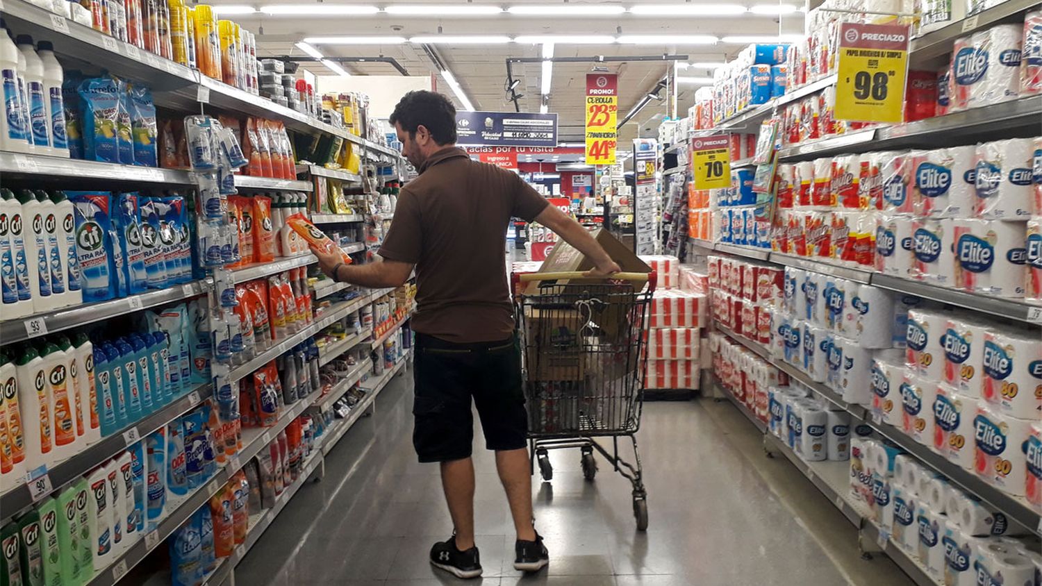 La inflación de enero fue del 4% y en 12 meses sumó un 38,5%