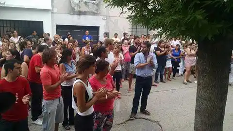 Marcha en repudio a la prisión domiciliaria del agresor de Sosa