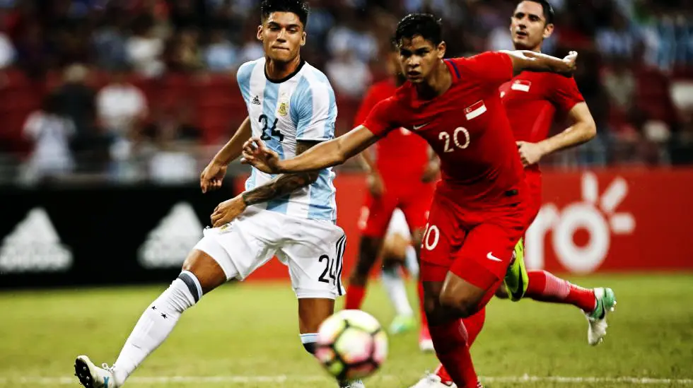 Argentina goleó a Singapur por 6 a 0