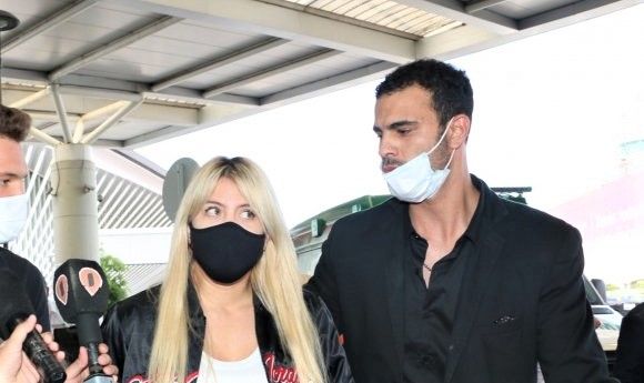 Wanda Nara llegó al país con un sampedrino como guardaespaldas