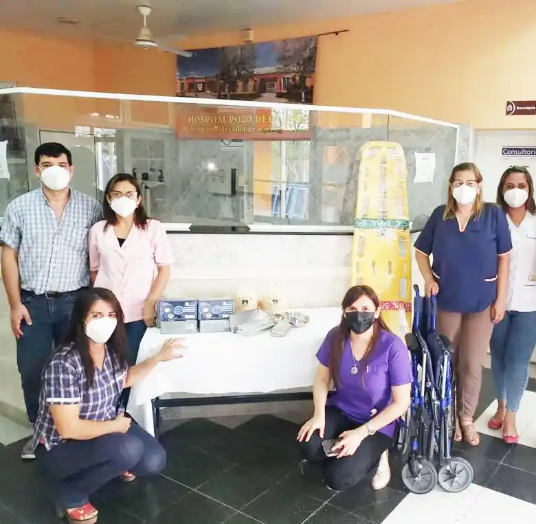 Entregaron insumos al hospital de Pozo del Tigre