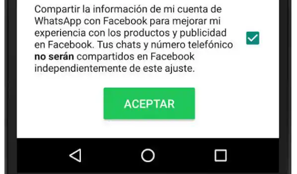 Cómo evitar que Whatsapp comparta tu número de teléfono con Facebook