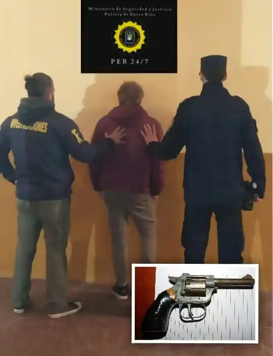 Gualeguaychú: por disputas vecinales, le disparó con un revolver y se entregó