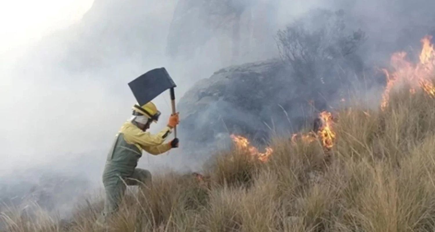 Los incendios se suceden en el área peruana de la selva amazónica. Foto: Agencia Noticias Argentinas/Andina