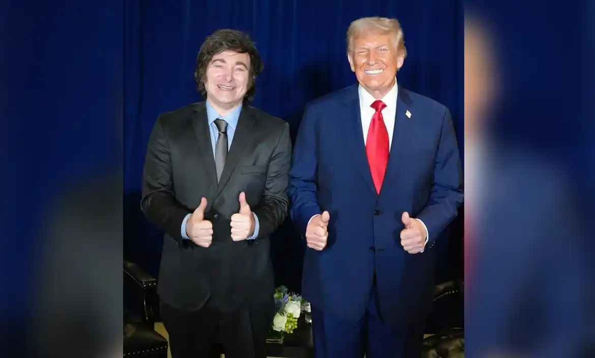 Fuerte apoyo de Donald Trump a Javier Milei: "Tiene mi total respaldo para la reelección"