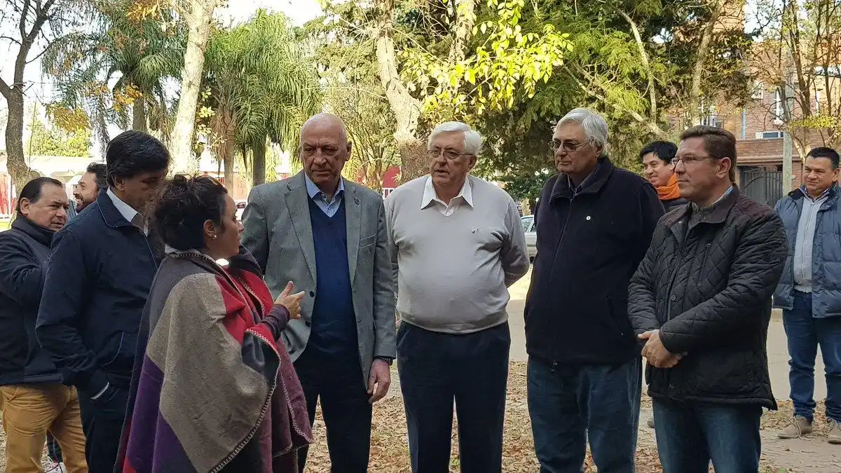 Bonfatti visito San Justo y Gobernador Crespo