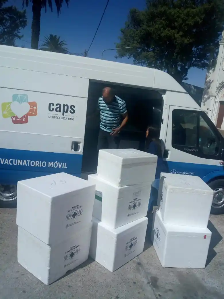 Llegaron a Gualeguaychú dosis de la vacuna antigripal 