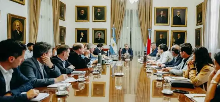 Frigerio lideró reunión de gabinete para avanzar en temas clave de gestión