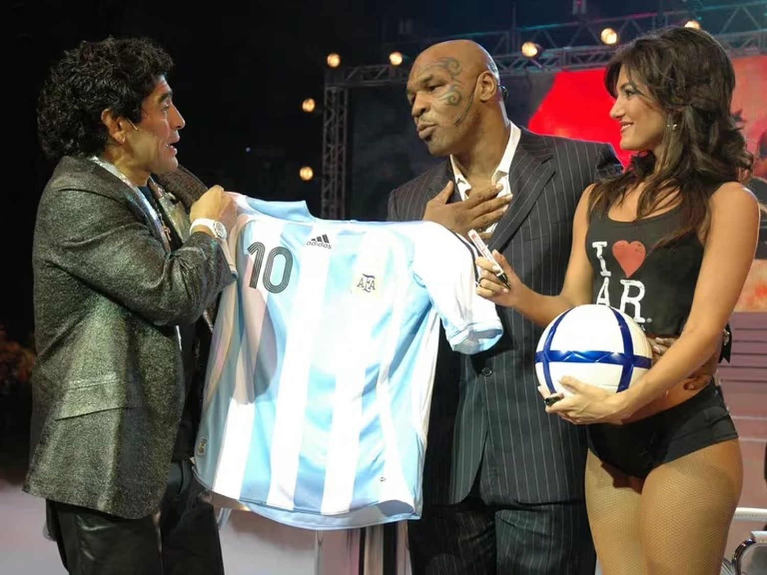 Silvina Escudero recordó el día que Diego Maradona la protegió de Mike Tyson: “Fue algo alevoso”