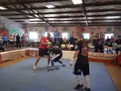 El boxeo de Ferro visitó el penal de Barker