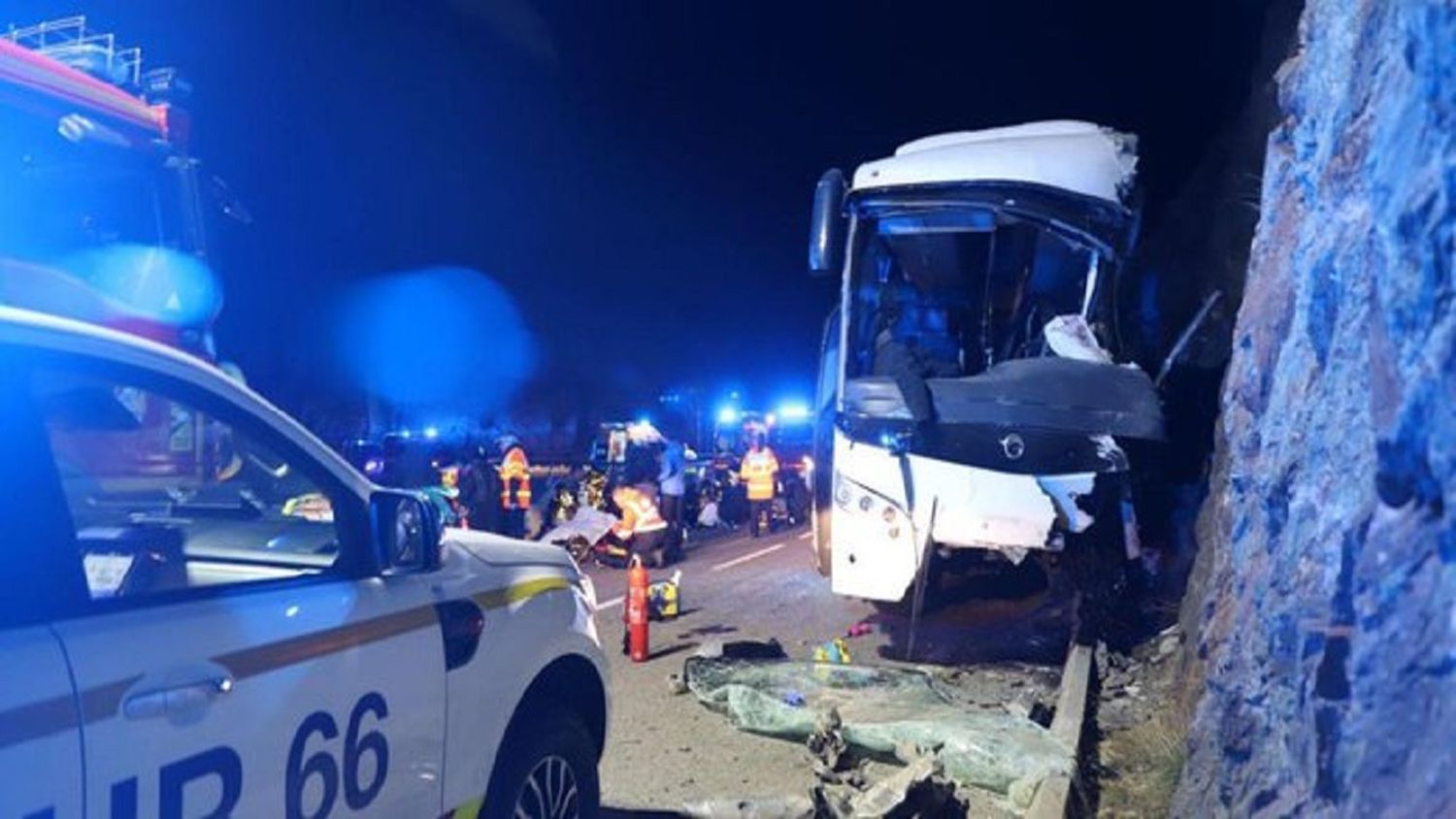 Francia investiga  accidente de autobús que transportaba a colombianos residentes en España