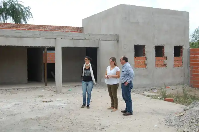 Saladillo: El Intendente Salomón visitó  la obra del CEDIS