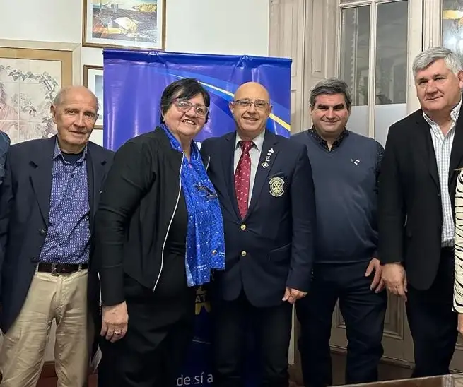 Visita del Gobernador de Distrito 4945, Sr. Eduardo Orso