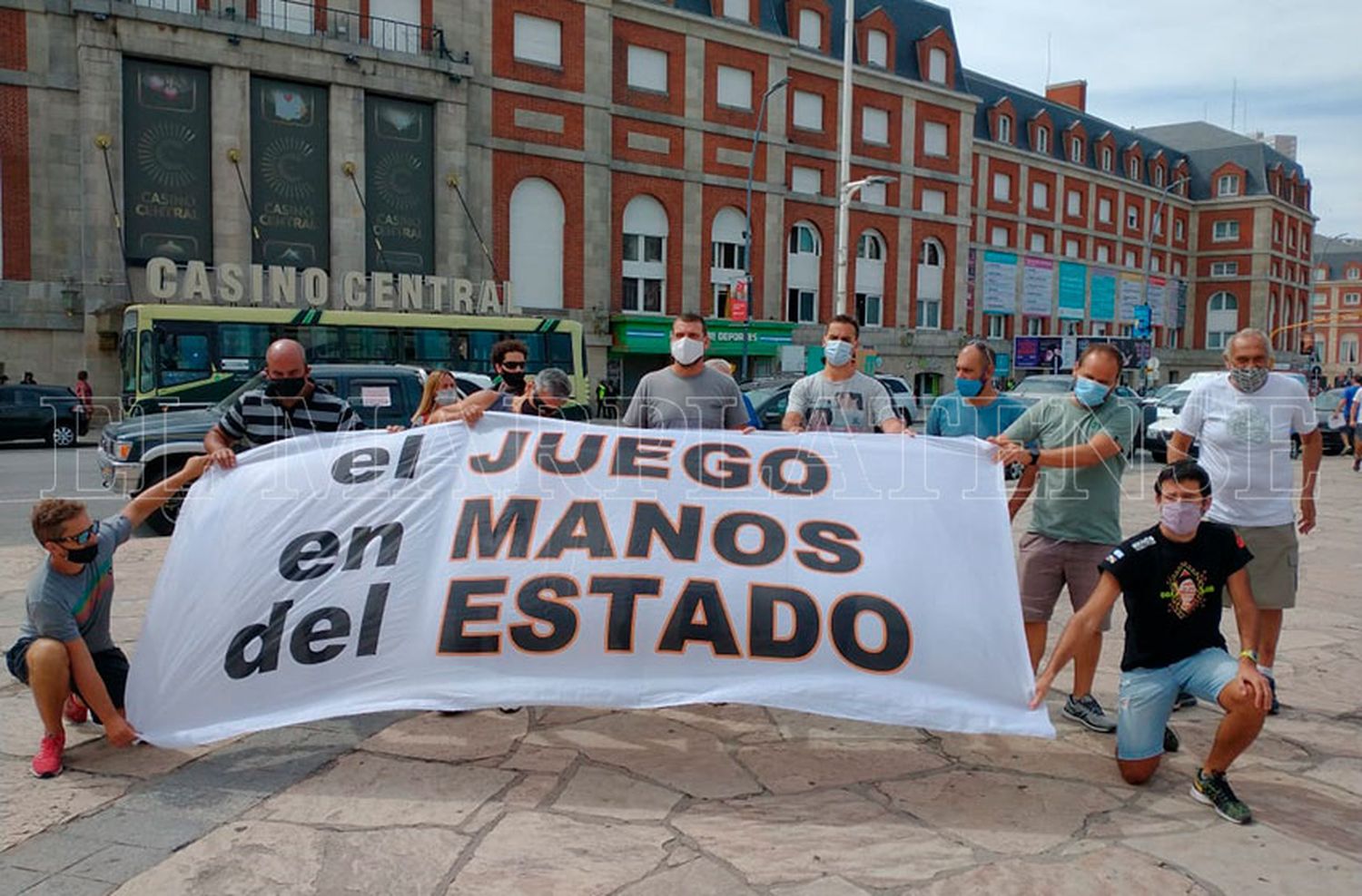 Protesta de casineros por las medidas relacionadas al Juego Online