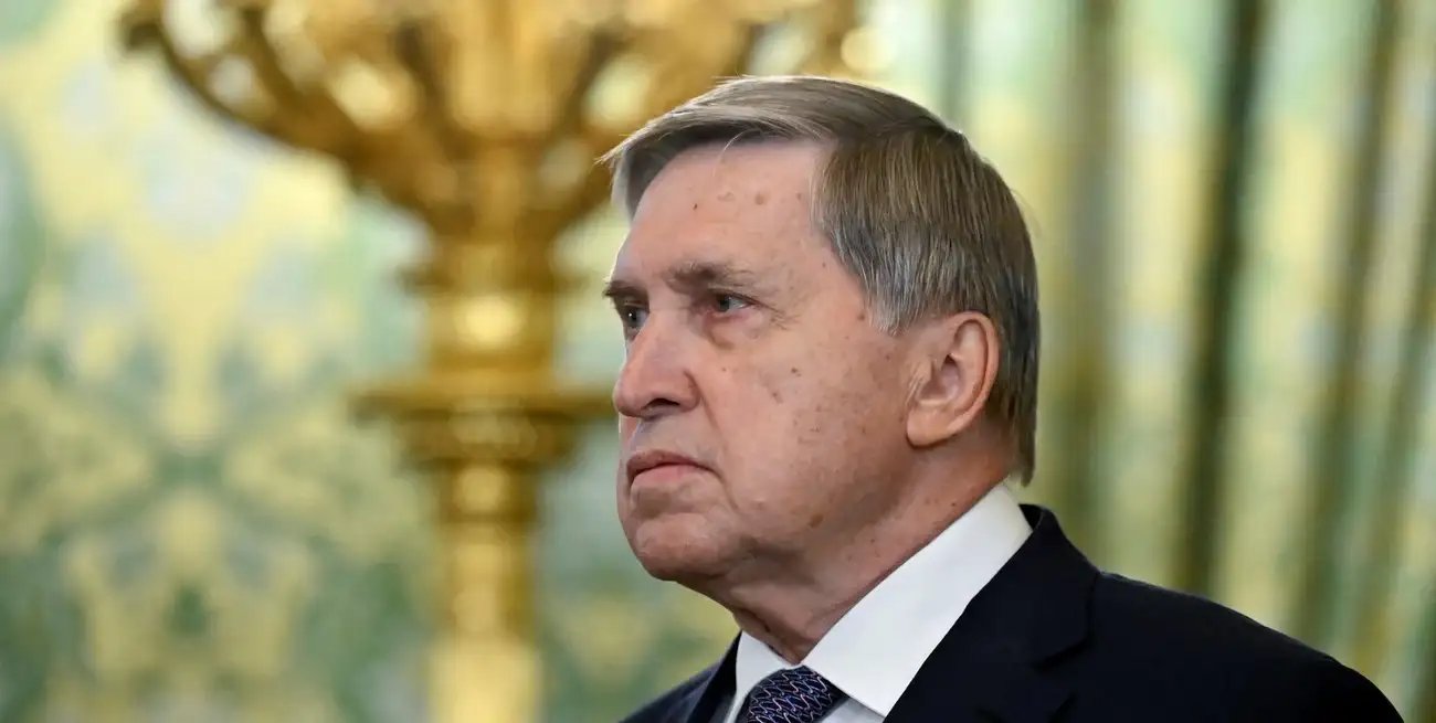 Asesor presidencial ruso Yuri Ushakov. Crédito: ALEXANDER NEMENOV/REUTERS