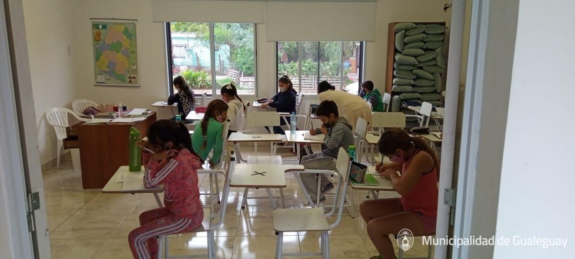 Volvieron las clases de apoyo escolar