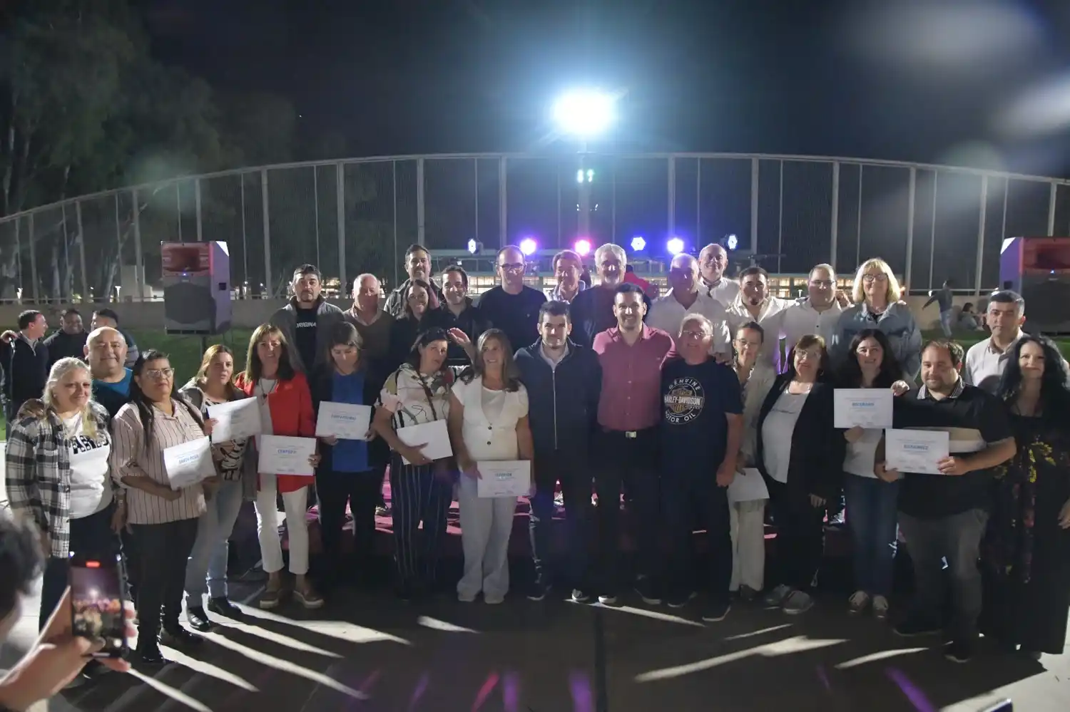 Todas las autoridades municipales que asumieron en la jornada del martes.