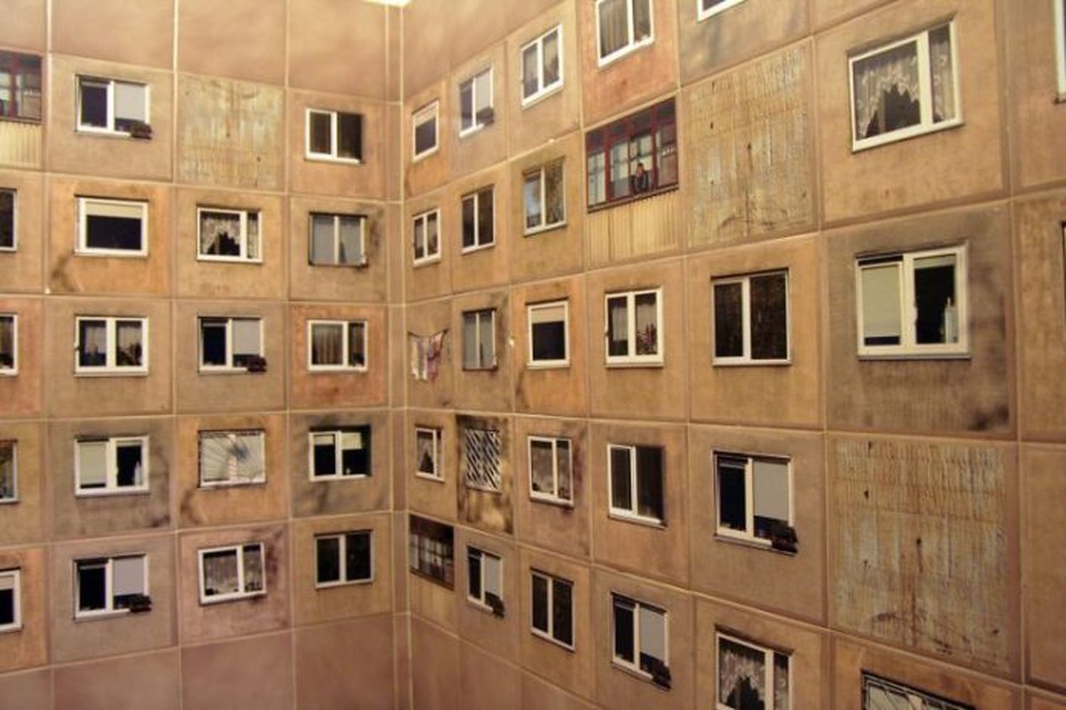 baño que observa