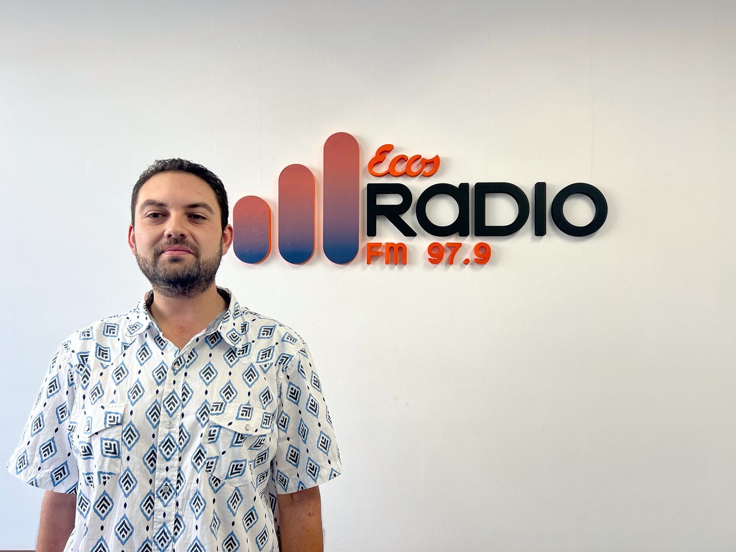 Ariel Arribillaga. Estuvo en Ecos Radio