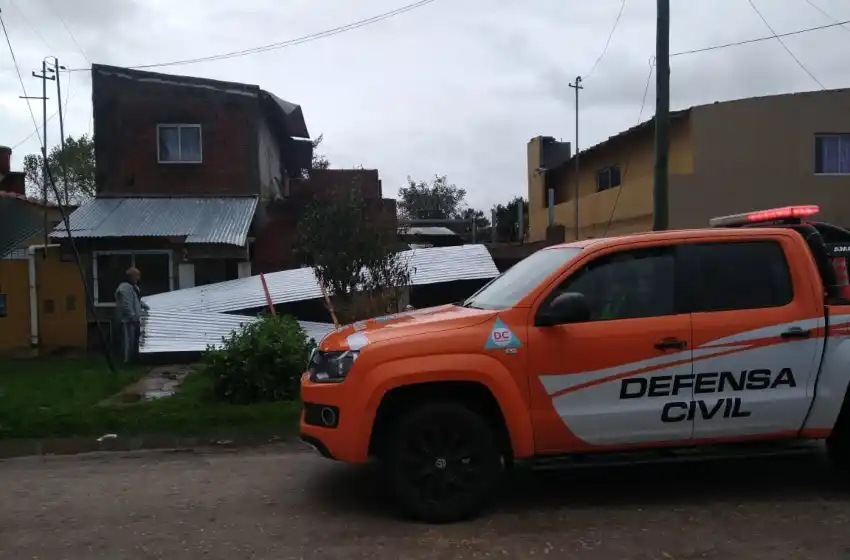 El temporal dejó importantes rastros en su paso por Mar del Plata