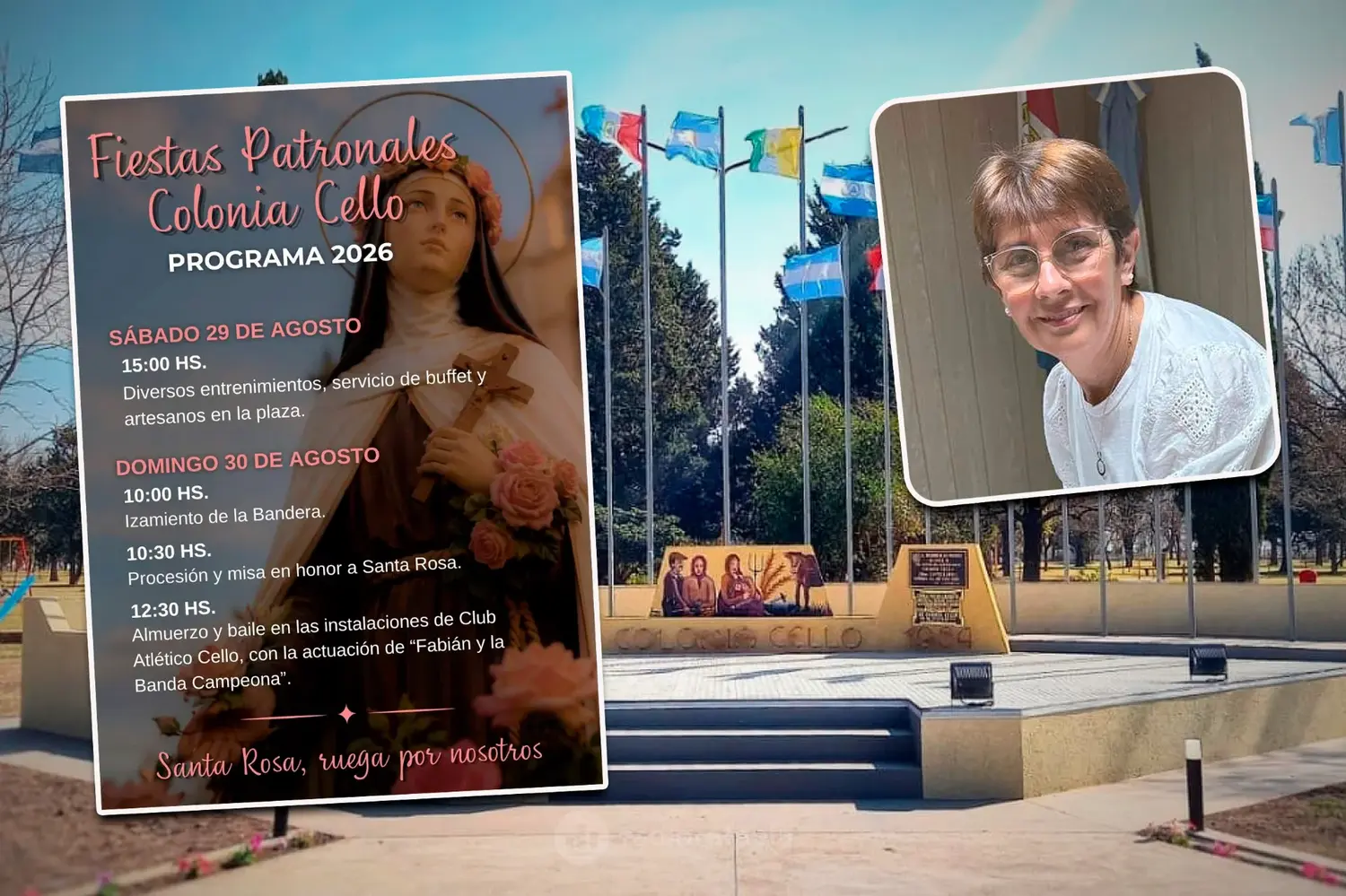 Se vienen los festejos patronales en Colonia Cello: “Es un día en el que mucha gente vuelve al pueblo y se reencuentra”