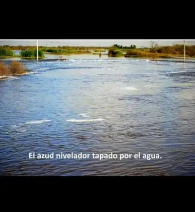 Tostado: preocupa la llegada de agua desde el norte