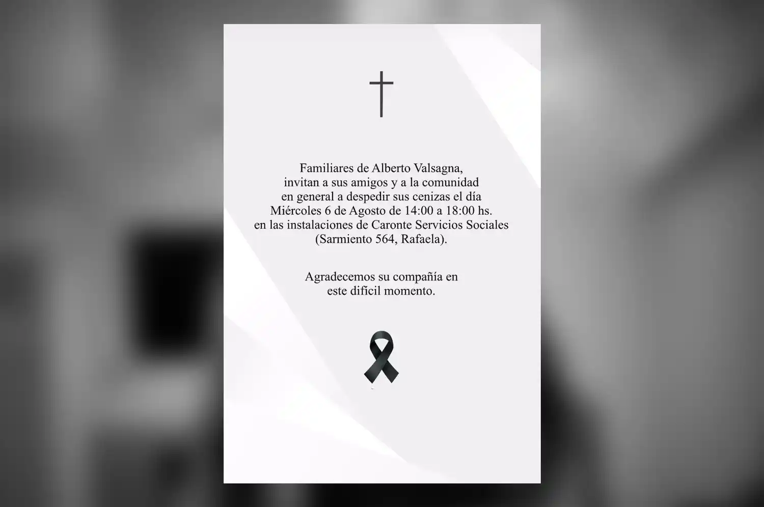 alberto valsagna luto