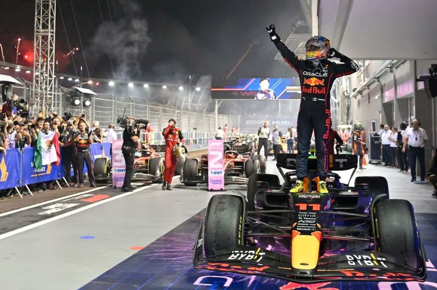 Gran Premio de Singapur de Fórmula 1: Sergio “Checo” Pérez dio cátedra y ganó