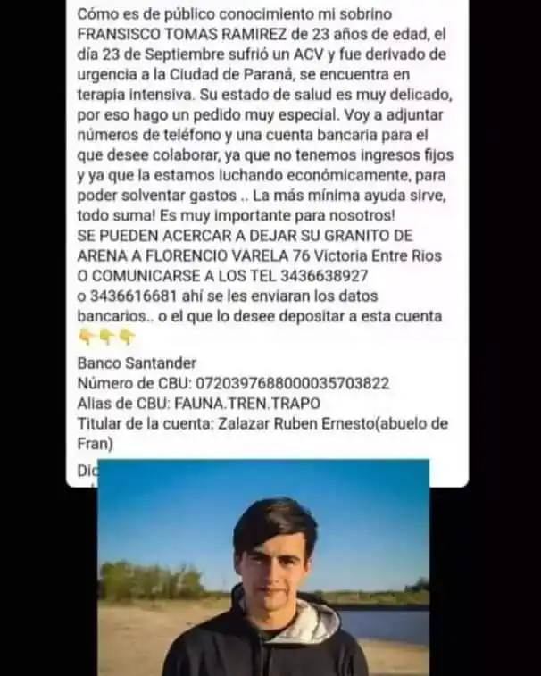 Feria de platos para colaborar con Francisco Ramírez