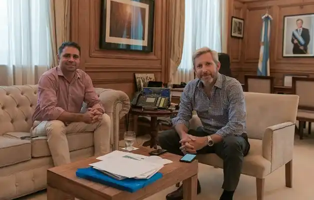 Davico mantuvo una reunión con el ministro Frigerio en Casa Rosada