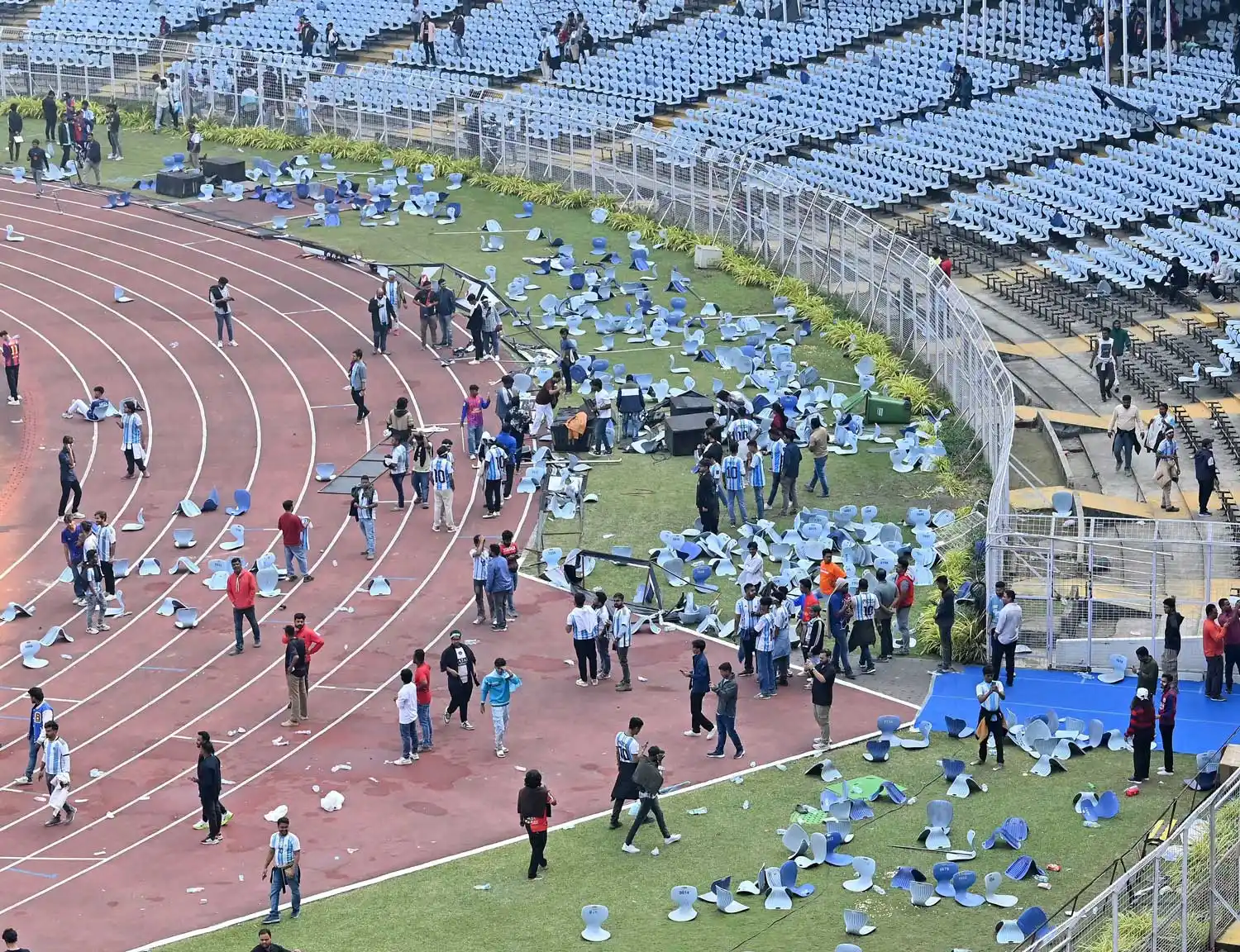 Caos en la India por Lionel Messi: detuvieron al organizador, hubo incidentes y pedidos de reembolso