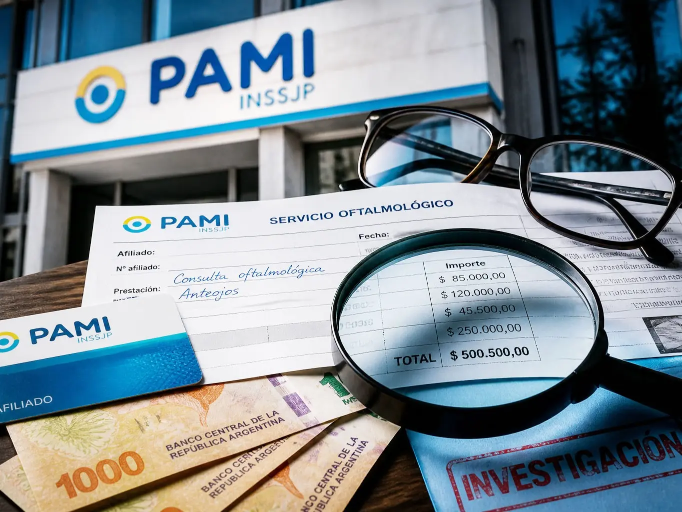 Sospechas en PAMI por desvíos en servicios ópticos y oftalmológicos