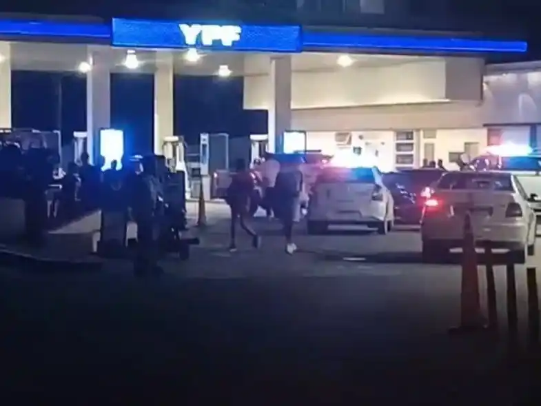 El lugar del asesinato. Foto: Agencia NA (Captura video)