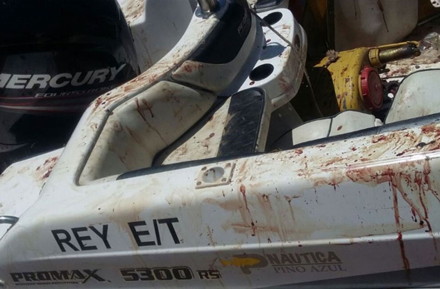 La sangre hallada en la lancha pertenece a Matías Messi